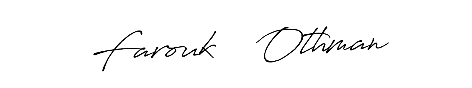 Make a beautiful signature design for name Farouk    Othman. Use this online signature maker to create a handwritten signature for free. Farouk    Othman signature style 7 images and pictures png