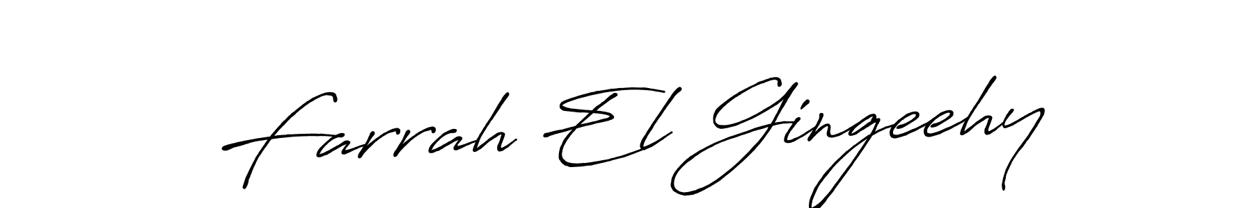 Make a short Farrah El Gingeehy signature style. Manage your documents anywhere anytime using Antro_Vectra_Bolder. Create and add eSignatures, submit forms, share and send files easily. Farrah El Gingeehy signature style 7 images and pictures png