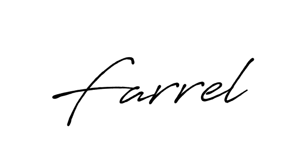 The best way (Antro_Vectra_Bolder) to make a short signature is to pick only two or three words in your name. The name Farrel include a total of six letters. For converting this name. Farrel signature style 7 images and pictures png