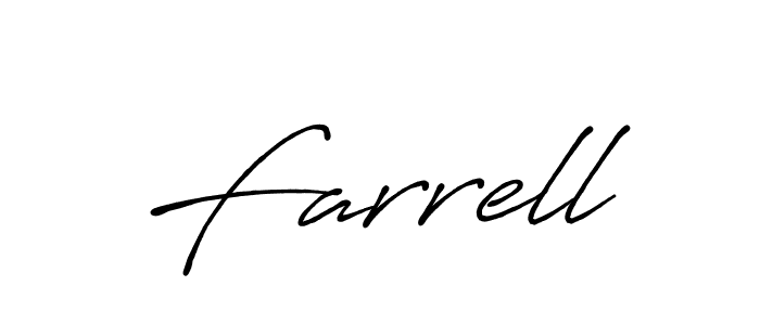 Also we have Farrell name is the best signature style. Create professional handwritten signature collection using Antro_Vectra_Bolder autograph style. Farrell signature style 7 images and pictures png