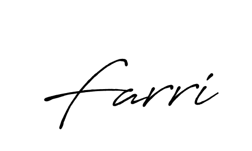 if you are searching for the best signature style for your name Farri. so please give up your signature search. here we have designed multiple signature styles  using Antro_Vectra_Bolder. Farri signature style 7 images and pictures png