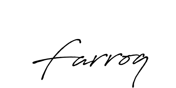 The best way (Antro_Vectra_Bolder) to make a short signature is to pick only two or three words in your name. The name Farroq include a total of six letters. For converting this name. Farroq signature style 7 images and pictures png