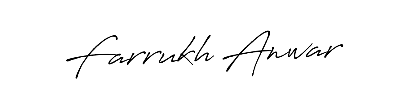 You should practise on your own different ways (Antro_Vectra_Bolder) to write your name (Farrukh Anwar) in signature. don't let someone else do it for you. Farrukh Anwar signature style 7 images and pictures png