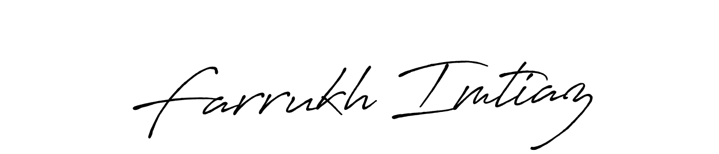 Use a signature maker to create a handwritten signature online. With this signature software, you can design (Antro_Vectra_Bolder) your own signature for name Farrukh Imtiaz. Farrukh Imtiaz signature style 7 images and pictures png