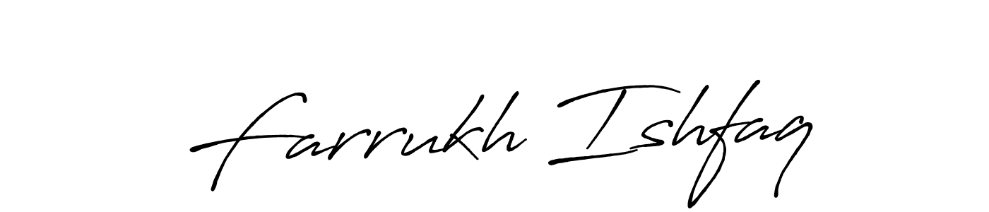 How to make Farrukh Ishfaq signature? Antro_Vectra_Bolder is a professional autograph style. Create handwritten signature for Farrukh Ishfaq name. Farrukh Ishfaq signature style 7 images and pictures png