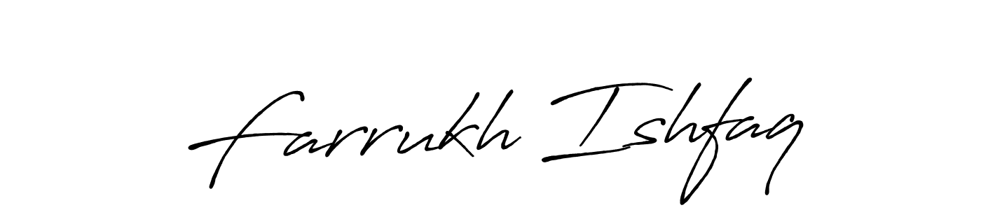 How to make Farrukh Ishfaq signature? Antro_Vectra_Bolder is a professional autograph style. Create handwritten signature for Farrukh Ishfaq name. Farrukh Ishfaq signature style 7 images and pictures png