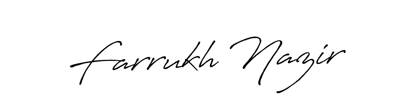The best way (Antro_Vectra_Bolder) to make a short signature is to pick only two or three words in your name. The name Farrukh Nazir include a total of six letters. For converting this name. Farrukh Nazir signature style 7 images and pictures png