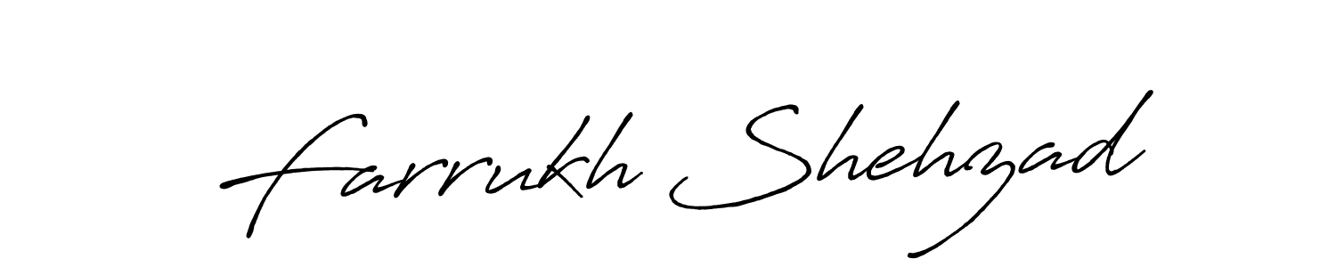 You should practise on your own different ways (Antro_Vectra_Bolder) to write your name (Farrukh Shehzad) in signature. don't let someone else do it for you. Farrukh Shehzad signature style 7 images and pictures png
