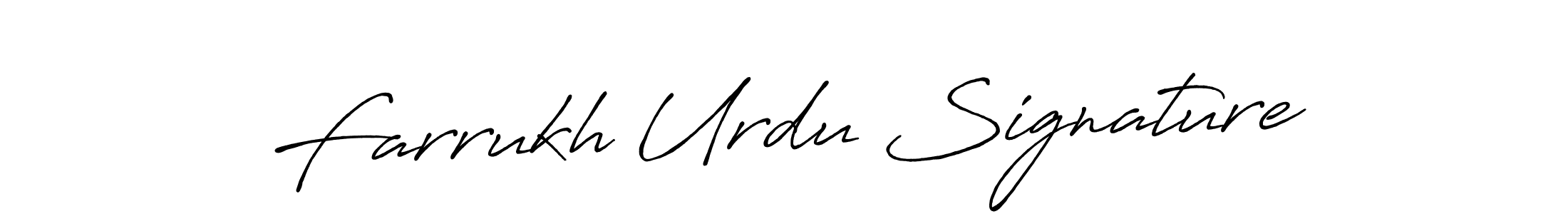 The best way (Antro_Vectra_Bolder) to make a short signature is to pick only two or three words in your name. The name Farrukh Urdu Signature include a total of six letters. For converting this name. Farrukh Urdu Signature signature style 7 images and pictures png