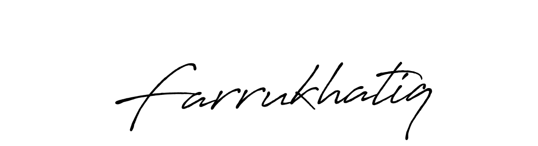 Similarly Antro_Vectra_Bolder is the best handwritten signature design. Signature creator online .You can use it as an online autograph creator for name Farrukhatiq. Farrukhatiq signature style 7 images and pictures png