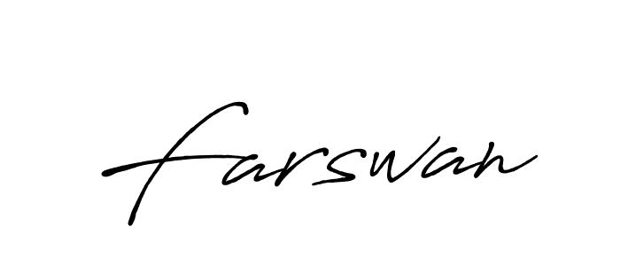 Make a beautiful signature design for name Farswan. Use this online signature maker to create a handwritten signature for free. Farswan signature style 7 images and pictures png