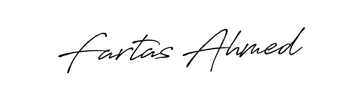 Also we have Fartas Ahmed name is the best signature style. Create professional handwritten signature collection using Antro_Vectra_Bolder autograph style. Fartas Ahmed signature style 7 images and pictures png