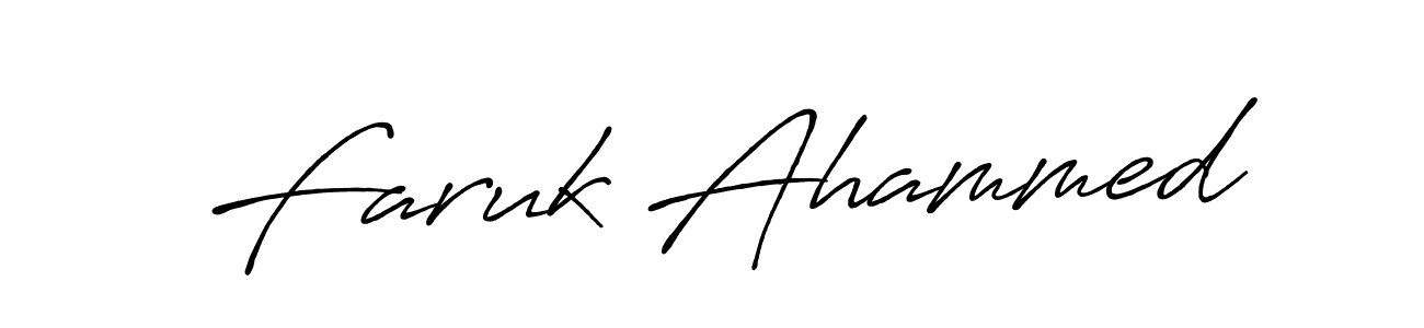 Antro_Vectra_Bolder is a professional signature style that is perfect for those who want to add a touch of class to their signature. It is also a great choice for those who want to make their signature more unique. Get Faruk Ahammed name to fancy signature for free. Faruk Ahammed signature style 7 images and pictures png