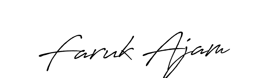 Here are the top 10 professional signature styles for the name Faruk Ajam. These are the best autograph styles you can use for your name. Faruk Ajam signature style 7 images and pictures png
