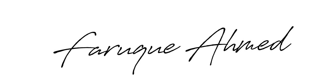 It looks lik you need a new signature style for name Faruque Ahmed. Design unique handwritten (Antro_Vectra_Bolder) signature with our free signature maker in just a few clicks. Faruque Ahmed signature style 7 images and pictures png