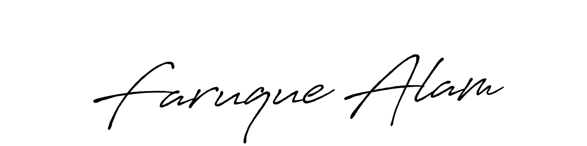 Make a short Faruque Alam signature style. Manage your documents anywhere anytime using Antro_Vectra_Bolder. Create and add eSignatures, submit forms, share and send files easily. Faruque Alam signature style 7 images and pictures png