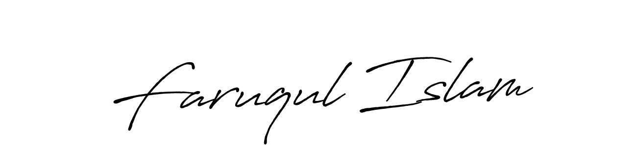 This is the best signature style for the Faruqul Islam name. Also you like these signature font (Antro_Vectra_Bolder). Mix name signature. Faruqul Islam signature style 7 images and pictures png