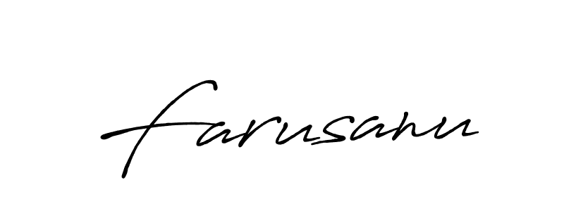 Farusanu stylish signature style. Best Handwritten Sign (Antro_Vectra_Bolder) for my name. Handwritten Signature Collection Ideas for my name Farusanu. Farusanu signature style 7 images and pictures png