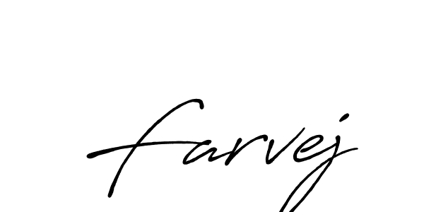 Here are the top 10 professional signature styles for the name Farvej. These are the best autograph styles you can use for your name. Farvej signature style 7 images and pictures png