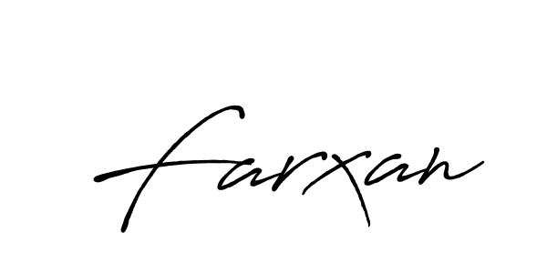 Use a signature maker to create a handwritten signature online. With this signature software, you can design (Antro_Vectra_Bolder) your own signature for name Farxan. Farxan signature style 7 images and pictures png