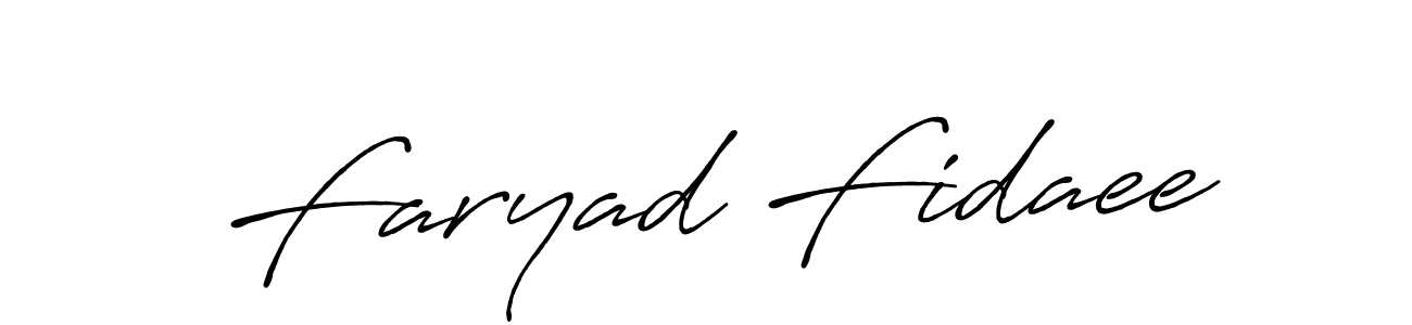 Also You can easily find your signature by using the search form. We will create Faryad Fidaee name handwritten signature images for you free of cost using Antro_Vectra_Bolder sign style. Faryad Fidaee signature style 7 images and pictures png