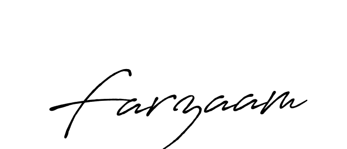 How to make Farzaam signature? Antro_Vectra_Bolder is a professional autograph style. Create handwritten signature for Farzaam name. Farzaam signature style 7 images and pictures png