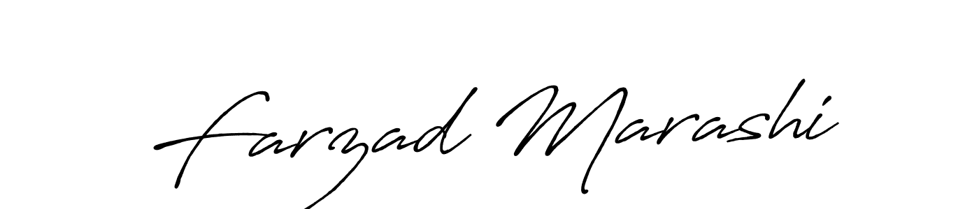 How to make Farzad Marashi signature? Antro_Vectra_Bolder is a professional autograph style. Create handwritten signature for Farzad Marashi name. Farzad Marashi signature style 7 images and pictures png