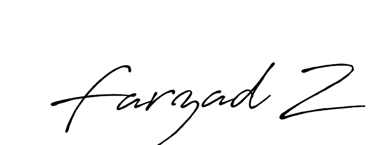 if you are searching for the best signature style for your name Farzad Z. so please give up your signature search. here we have designed multiple signature styles  using Antro_Vectra_Bolder. Farzad Z signature style 7 images and pictures png