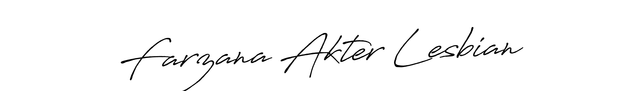 How to make Farzana Akter Lesbian name signature. Use Antro_Vectra_Bolder style for creating short signs online. This is the latest handwritten sign. Farzana Akter Lesbian signature style 7 images and pictures png