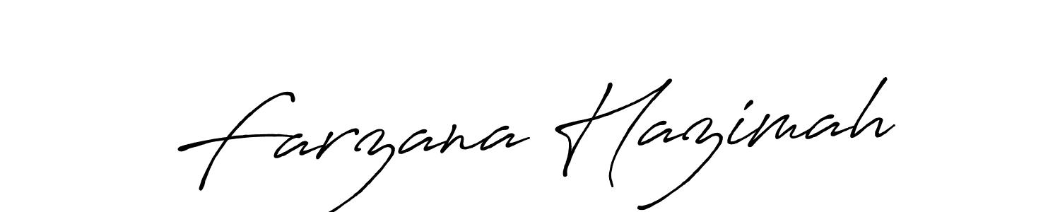 You should practise on your own different ways (Antro_Vectra_Bolder) to write your name (Farzana Hazimah) in signature. don't let someone else do it for you. Farzana Hazimah signature style 7 images and pictures png