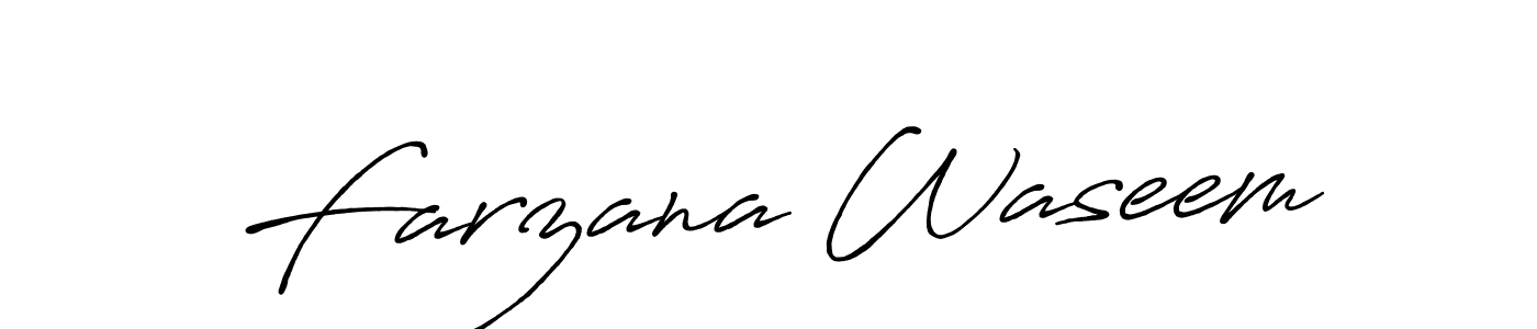 You can use this online signature creator to create a handwritten signature for the name Farzana Waseem. This is the best online autograph maker. Farzana Waseem signature style 7 images and pictures png