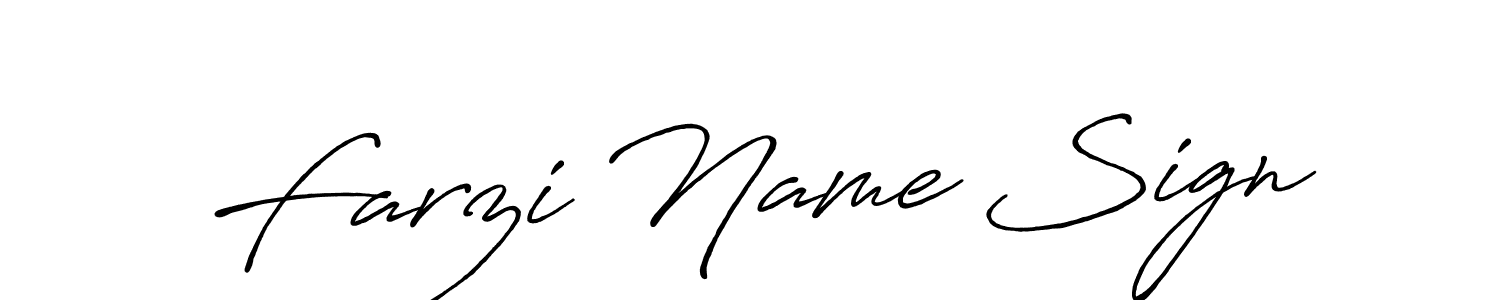 Use a signature maker to create a handwritten signature online. With this signature software, you can design (Antro_Vectra_Bolder) your own signature for name Farzi Name Sign. Farzi Name Sign signature style 7 images and pictures png