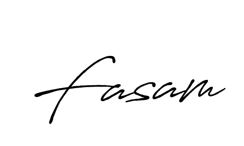 It looks lik you need a new signature style for name Fasam. Design unique handwritten (Antro_Vectra_Bolder) signature with our free signature maker in just a few clicks. Fasam signature style 7 images and pictures png