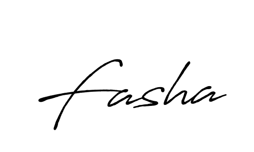 Make a beautiful signature design for name Fasha. With this signature (Antro_Vectra_Bolder) style, you can create a handwritten signature for free. Fasha signature style 7 images and pictures png