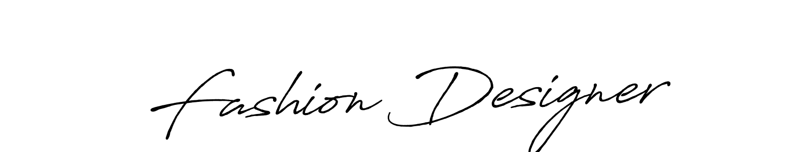 Create a beautiful signature design for name Fashion Designer. With this signature (Antro_Vectra_Bolder) fonts, you can make a handwritten signature for free. Fashion Designer signature style 7 images and pictures png