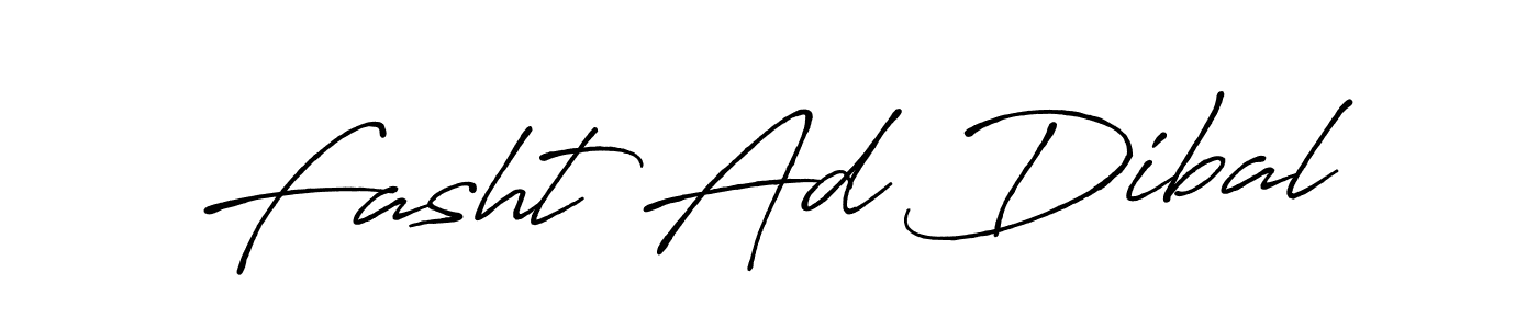 Design your own signature with our free online signature maker. With this signature software, you can create a handwritten (Antro_Vectra_Bolder) signature for name Fasht Ad Dibal. Fasht Ad Dibal signature style 7 images and pictures png