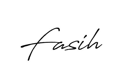 Also we have Fasih name is the best signature style. Create professional handwritten signature collection using Antro_Vectra_Bolder autograph style. Fasih signature style 7 images and pictures png