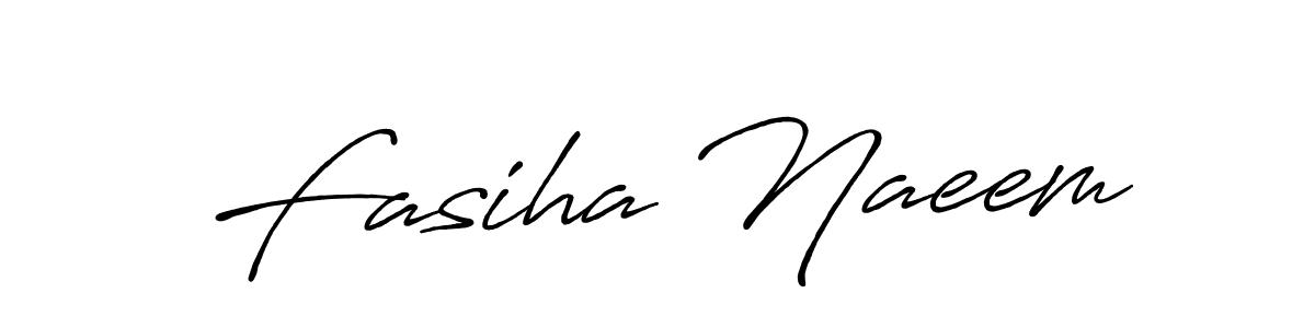 You should practise on your own different ways (Antro_Vectra_Bolder) to write your name (Fasiha Naeem) in signature. don't let someone else do it for you. Fasiha Naeem signature style 7 images and pictures png