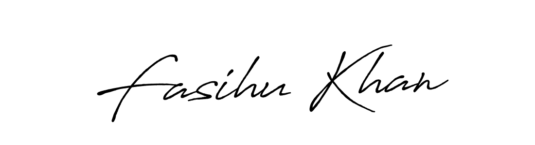 The best way (Antro_Vectra_Bolder) to make a short signature is to pick only two or three words in your name. The name Fasihu Khan include a total of six letters. For converting this name. Fasihu Khan signature style 7 images and pictures png