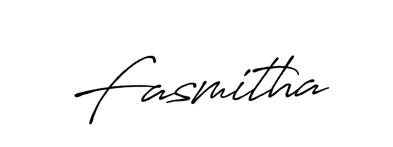 Make a beautiful signature design for name Fasmitha. With this signature (Antro_Vectra_Bolder) style, you can create a handwritten signature for free. Fasmitha signature style 7 images and pictures png