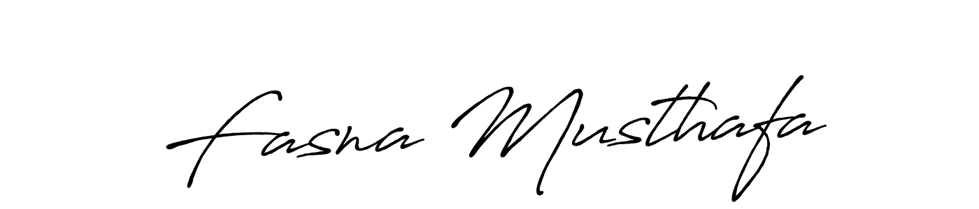 Make a beautiful signature design for name Fasna Musthafa. With this signature (Antro_Vectra_Bolder) style, you can create a handwritten signature for free. Fasna Musthafa signature style 7 images and pictures png