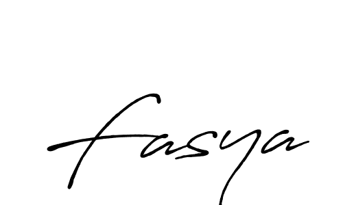 Use a signature maker to create a handwritten signature online. With this signature software, you can design (Antro_Vectra_Bolder) your own signature for name Fasya. Fasya signature style 7 images and pictures png