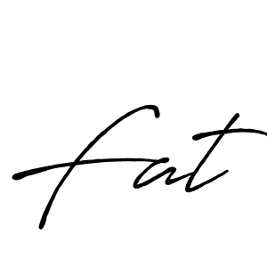 Similarly Antro_Vectra_Bolder is the best handwritten signature design. Signature creator online .You can use it as an online autograph creator for name Fat. Fat signature style 7 images and pictures png