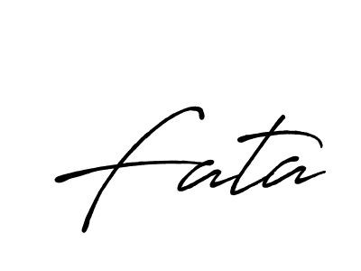 How to make Fata signature? Antro_Vectra_Bolder is a professional autograph style. Create handwritten signature for Fata name. Fata signature style 7 images and pictures png