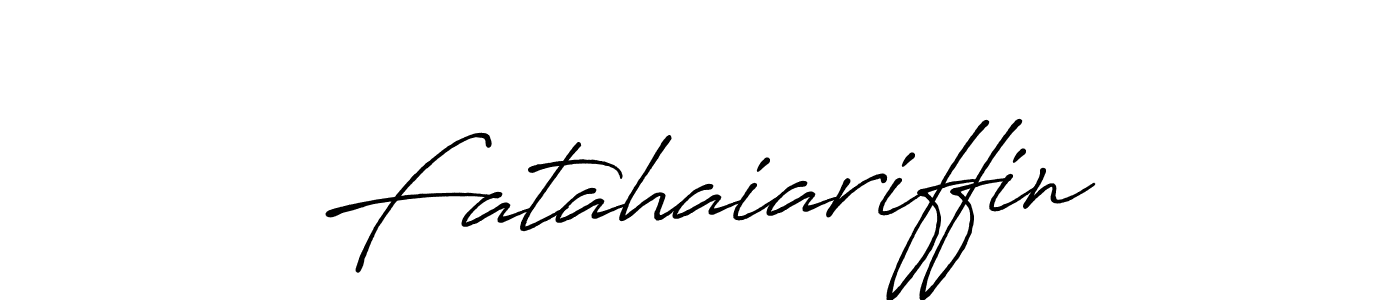 It looks lik you need a new signature style for name Fatahaiariffin. Design unique handwritten (Antro_Vectra_Bolder) signature with our free signature maker in just a few clicks. Fatahaiariffin signature style 7 images and pictures png