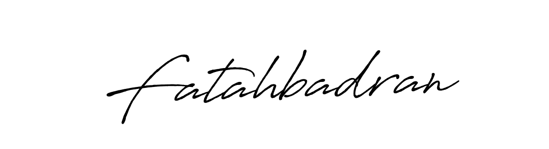 Once you've used our free online signature maker to create your best signature Antro_Vectra_Bolder style, it's time to enjoy all of the benefits that Fatahbadran name signing documents. Fatahbadran signature style 7 images and pictures png