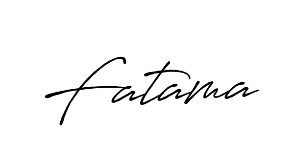 Fatama stylish signature style. Best Handwritten Sign (Antro_Vectra_Bolder) for my name. Handwritten Signature Collection Ideas for my name Fatama. Fatama signature style 7 images and pictures png
