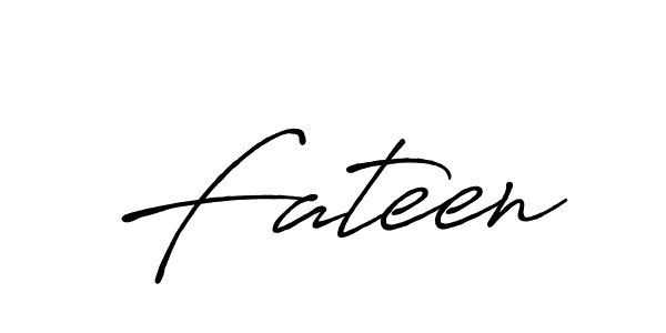 Fateen stylish signature style. Best Handwritten Sign (Antro_Vectra_Bolder) for my name. Handwritten Signature Collection Ideas for my name Fateen. Fateen signature style 7 images and pictures png