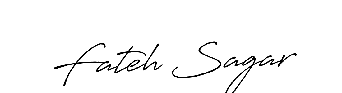 Antro_Vectra_Bolder is a professional signature style that is perfect for those who want to add a touch of class to their signature. It is also a great choice for those who want to make their signature more unique. Get Fateh Sagar name to fancy signature for free. Fateh Sagar signature style 7 images and pictures png