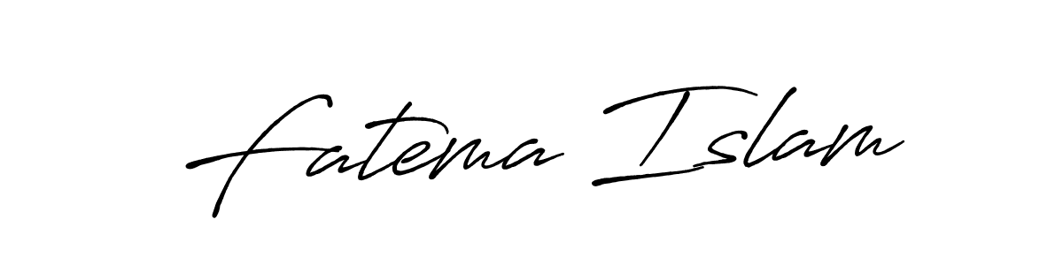Also You can easily find your signature by using the search form. We will create Fatema Islam name handwritten signature images for you free of cost using Antro_Vectra_Bolder sign style. Fatema Islam signature style 7 images and pictures png